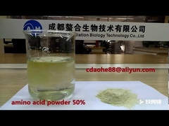 Spray foliar de aminoácidos para jardim 52% de pureza usado no crescimento das plantas