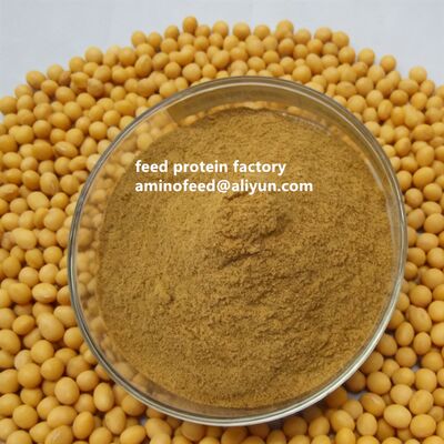 Proteína de Soja Hidrolisada Não Transgênica em Pó com 50% de Proteína, Pó Amarelo Claro para Substituir a Farinha de Peixe
